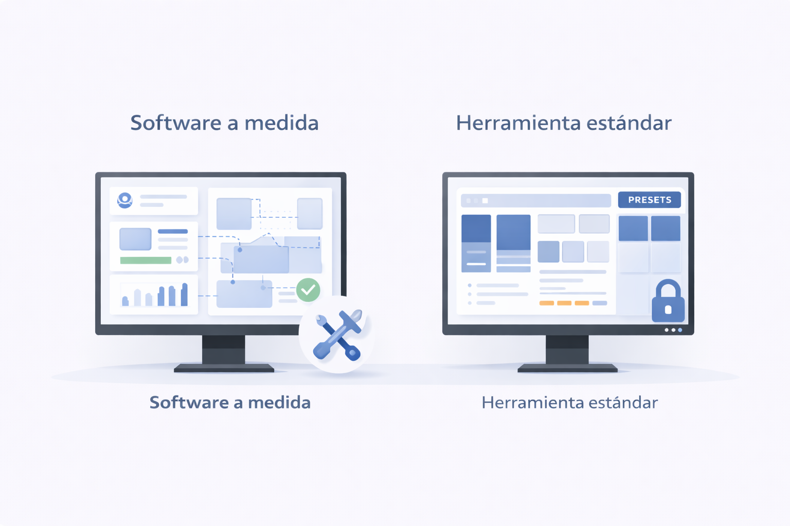 Portada de Software a medida para automatizar procesos: cuando compensa frente a una herramienta estandar